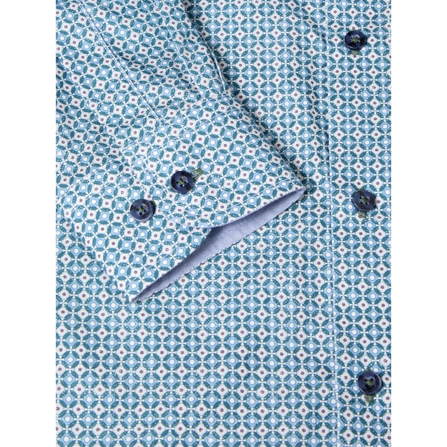 Drifter 14180 26 Teal Regular Casual Shirt