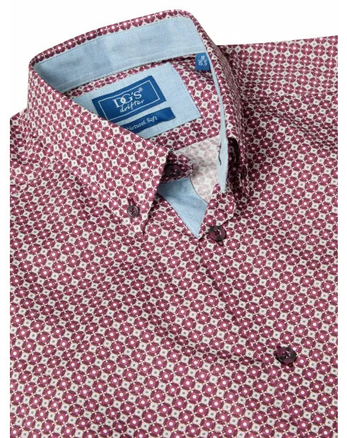 Drifter 14180 73 Lilac Regular Casual Shirt