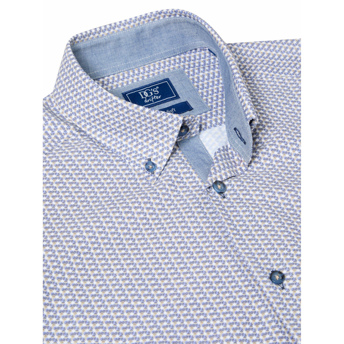 Drifter 14181 24 Blue Regular Casual Shirt