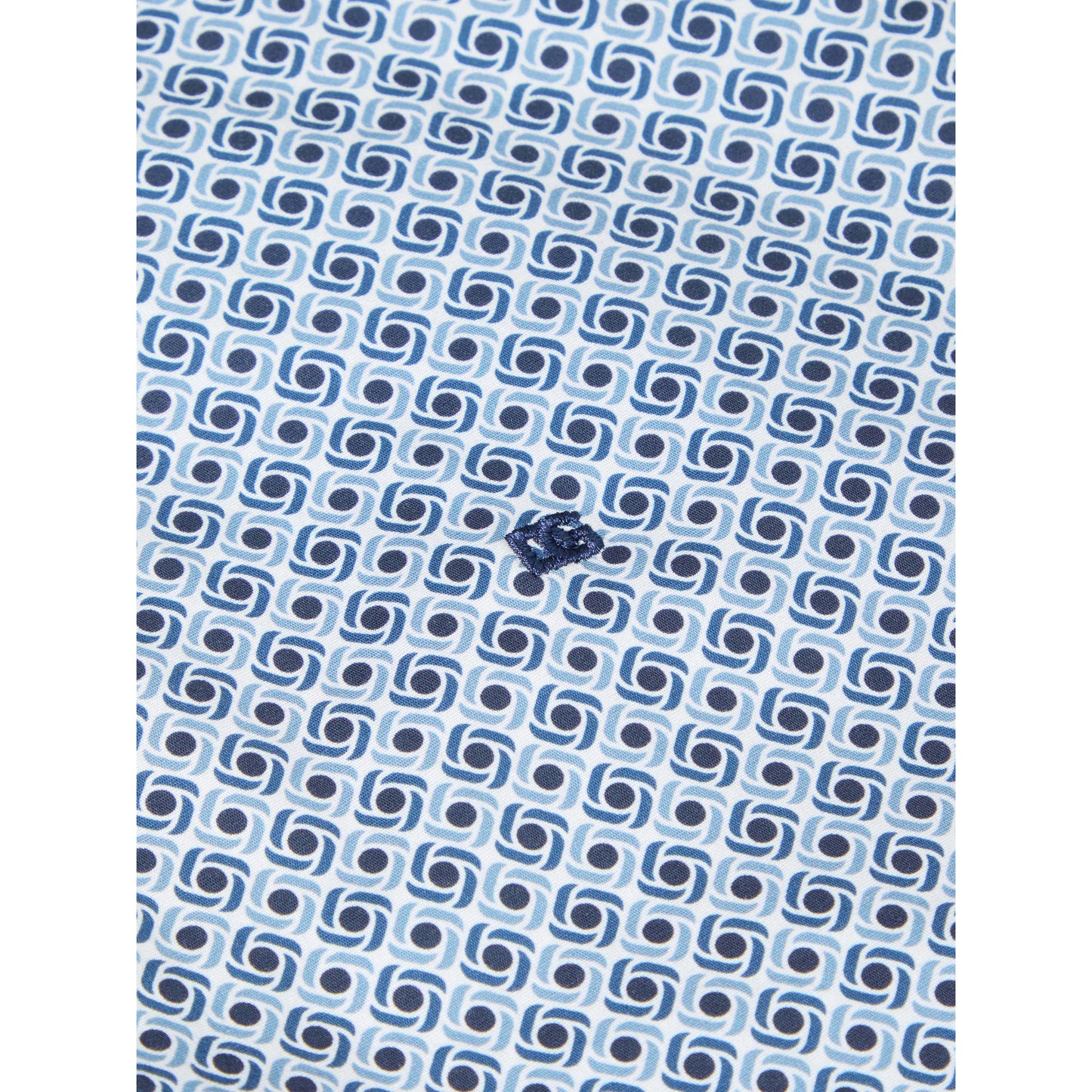Drifter 14182 28 Dark Blue Blue Regular Casual Shirt