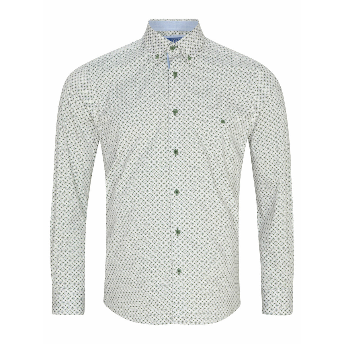 Drifter 14182 33 Green Regular Casual Shirt