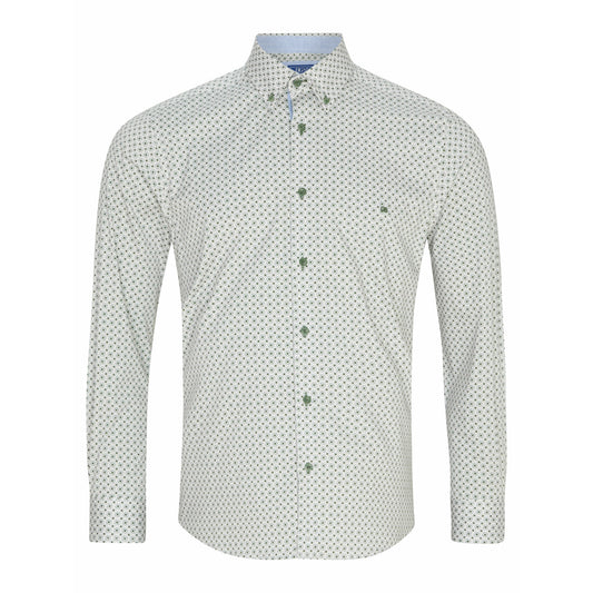 Drifter 14182 33 Green Regular Casual Shirt