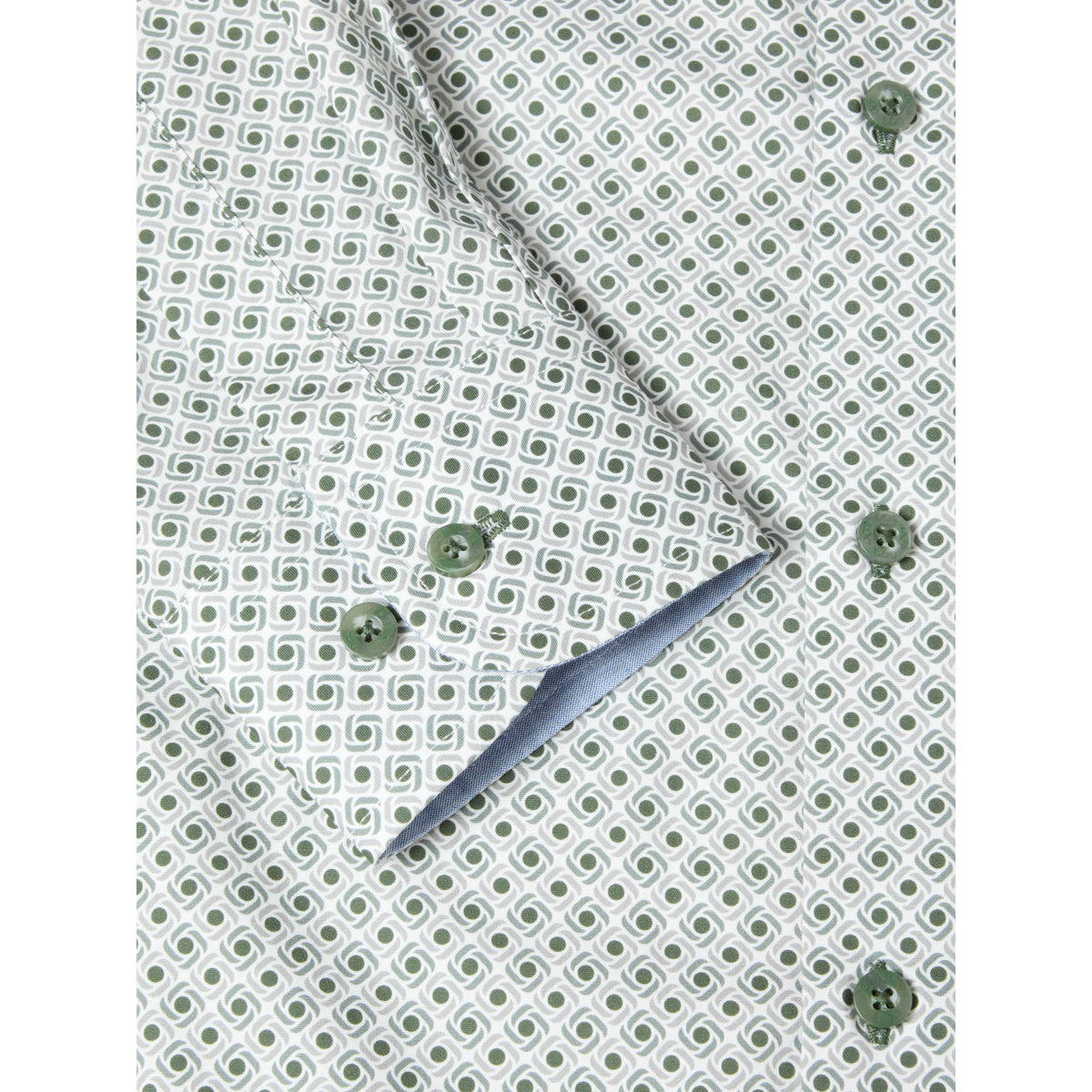 Drifter 14182 33 Green Regular Casual Shirt