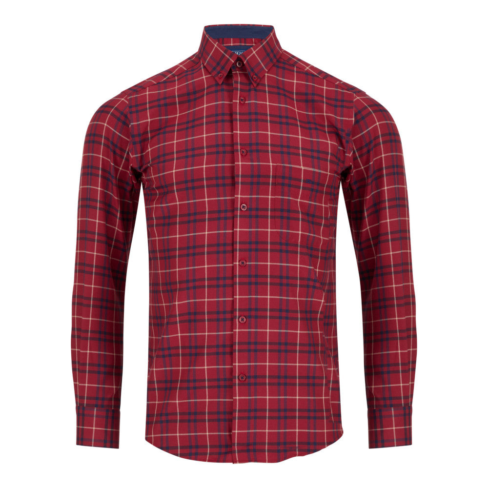 Drifter 14480 66 Red Long Sleeve Casual Shirt