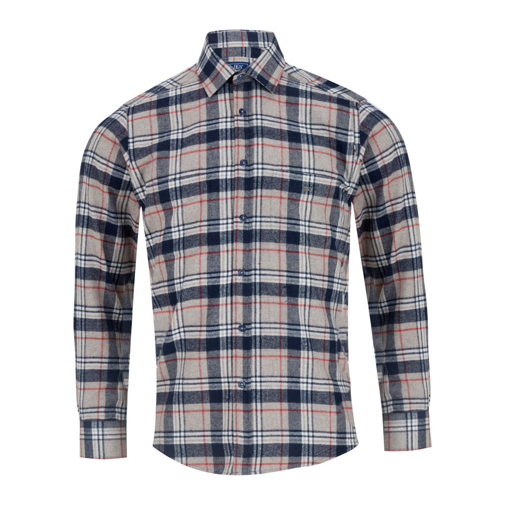 Drifter 14494 92 Stone Long Sleeve Casual Shirt