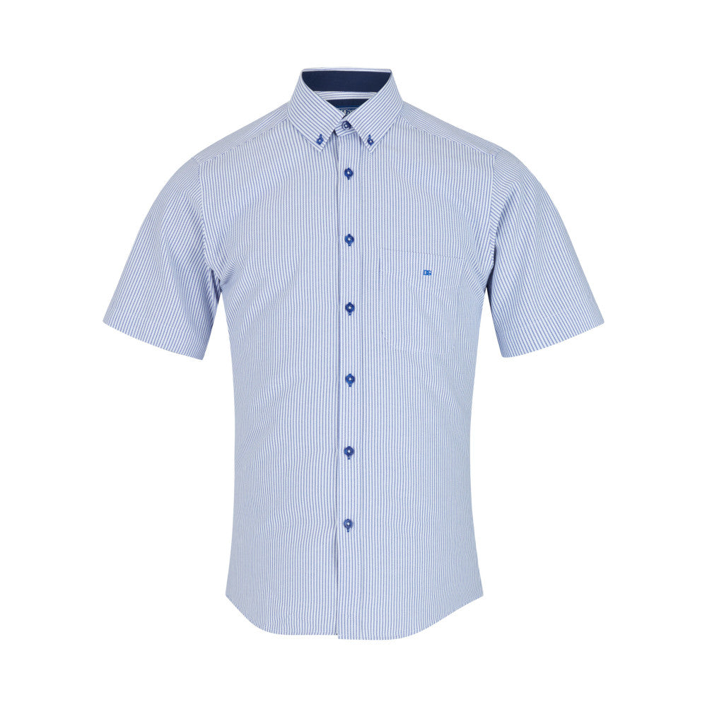 Drifter 14618SS 12 Blue Short Sleeve Casual Shirt