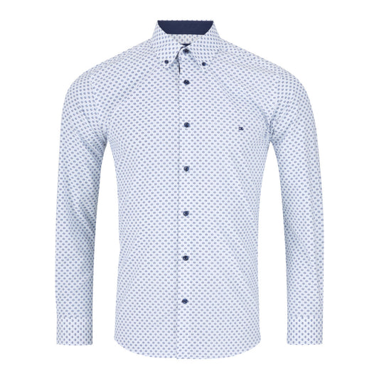 Drifter 14643 12 Blue Regular Fit Casual Shirt