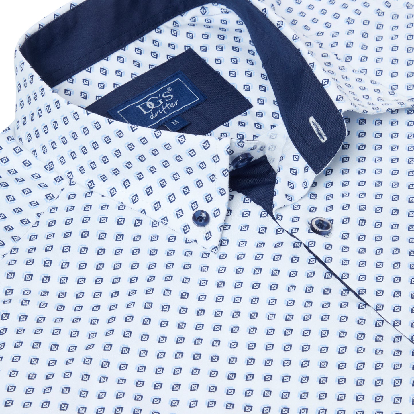 Drifter 14643 12 Blue Regular Fit Casual Shirt