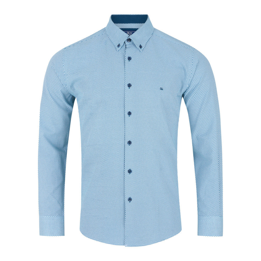 Drifter 14647 23 Blue Regular Fit Casual Shirt