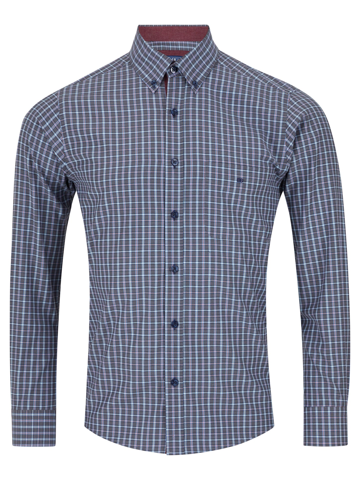 Drifter 14655 04 Light Grey Regular Fit Casual Shirt