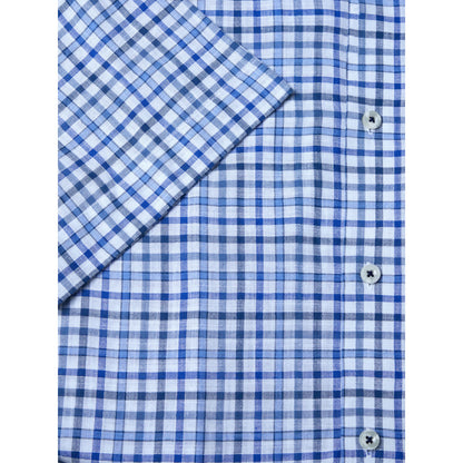 Drifter 14714SS 12 Blue Short Sleeve Casual Shirt