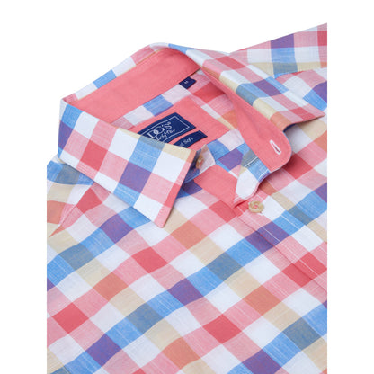 Drifter 14725SS 62 Pink Short Sleeve Casual Shirt