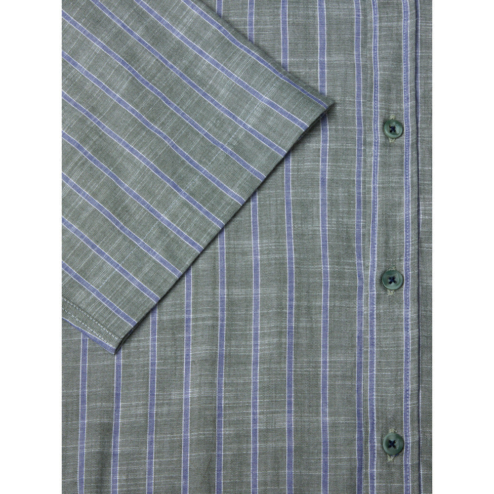 Drifter 14732SS 34 Green Short Sleeve Casual Shirt