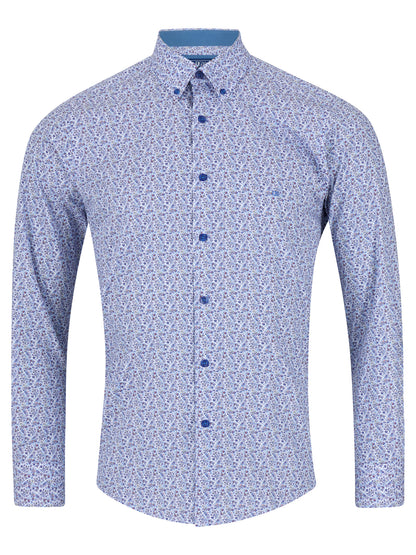 Drifter 14749 26 Blue Regular Fit Casual Shirt