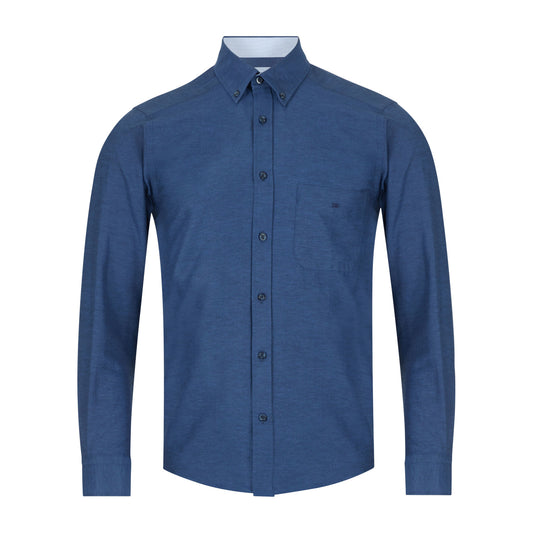 Drifter 14825 28 Dark Blue Regular Fit Casual Shirt