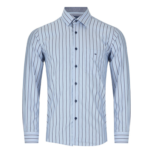 Drifter 14826 22 Light Blue Regular Fit Casual Shirt