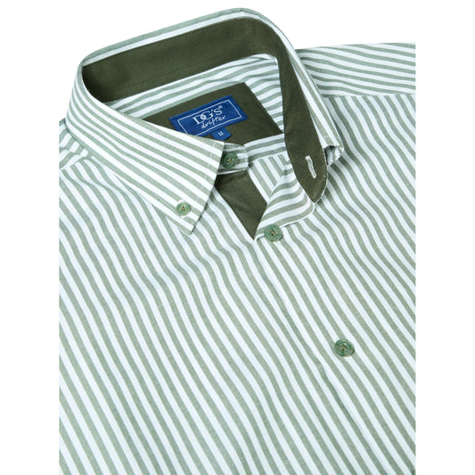 Drifter 14828 13 Green Regular Casual Shirt