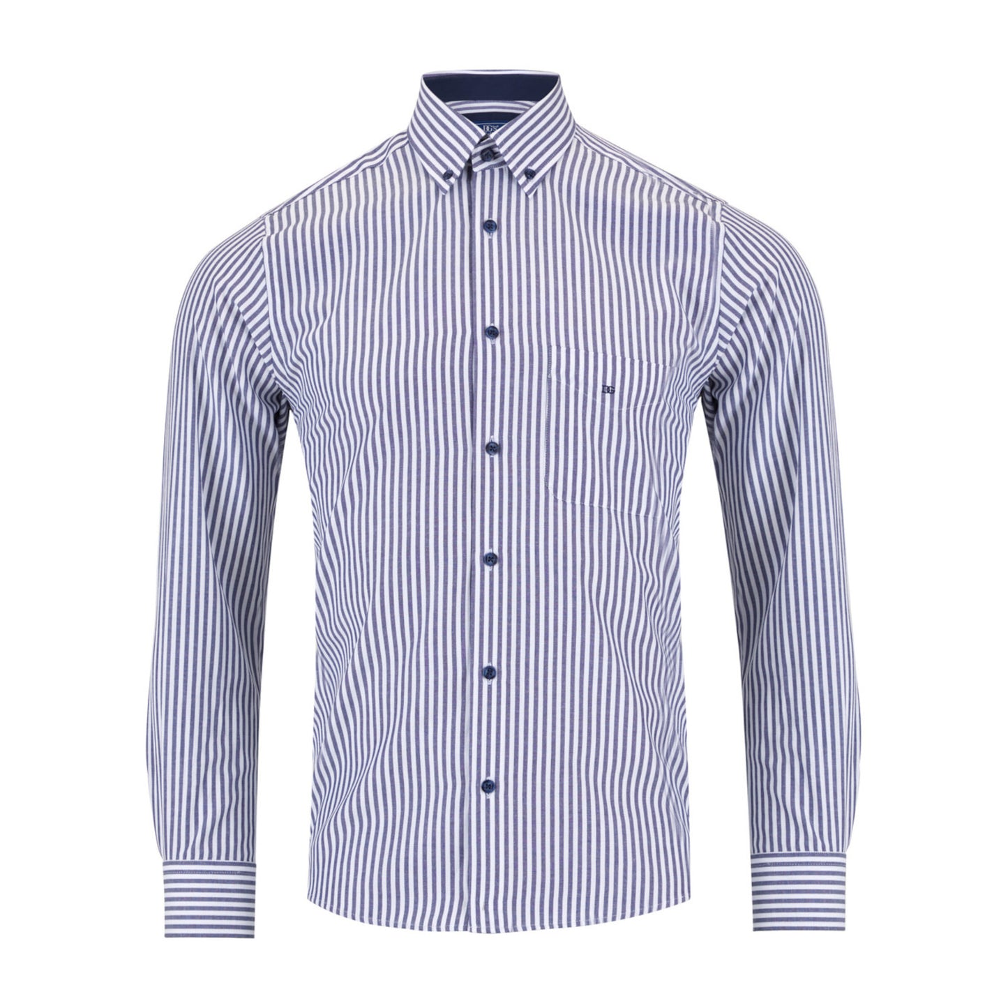 Drifter 14828 18 Navy Regular Fit Casual Shirt