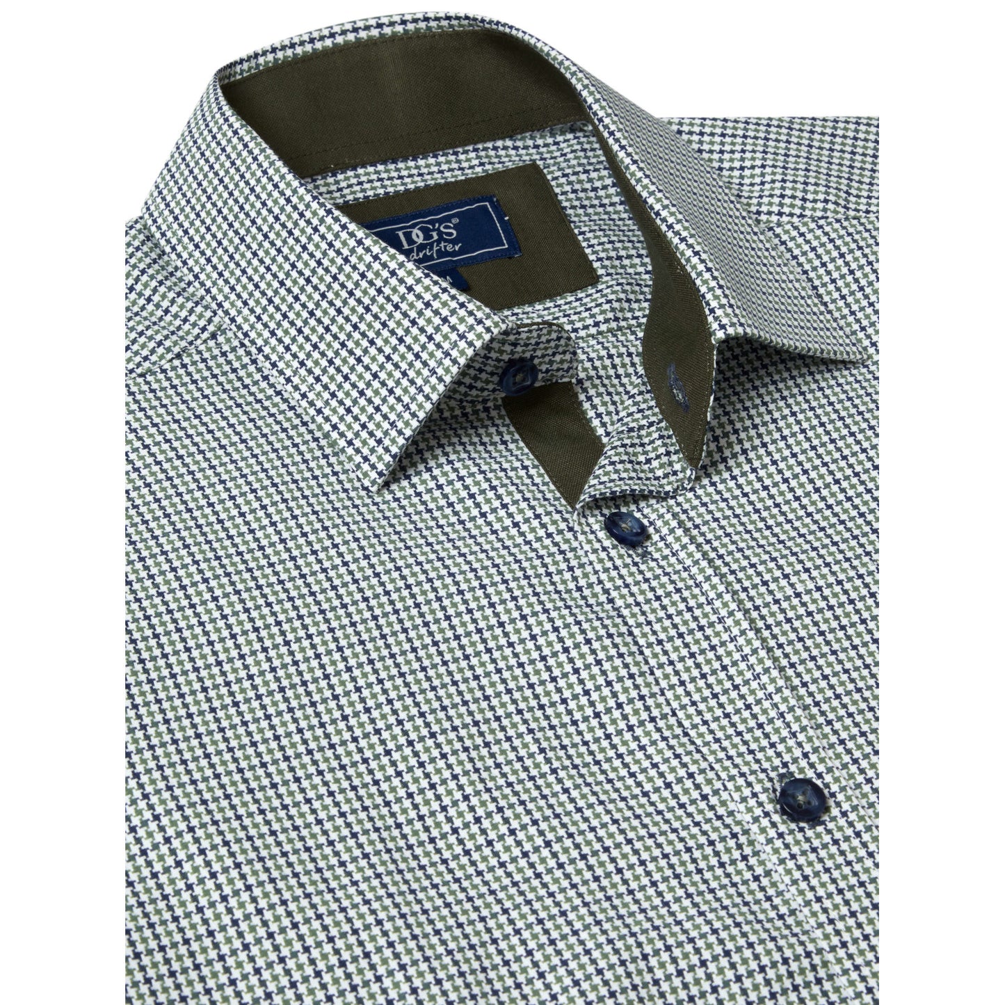 Drifter 14843 35 Green Regular Fit Casual Shirt