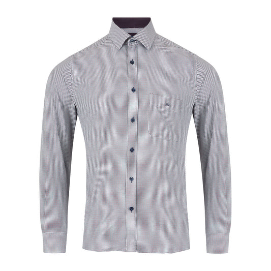 Drifter 14843 76 Purple Regular Fit Casual Shirt