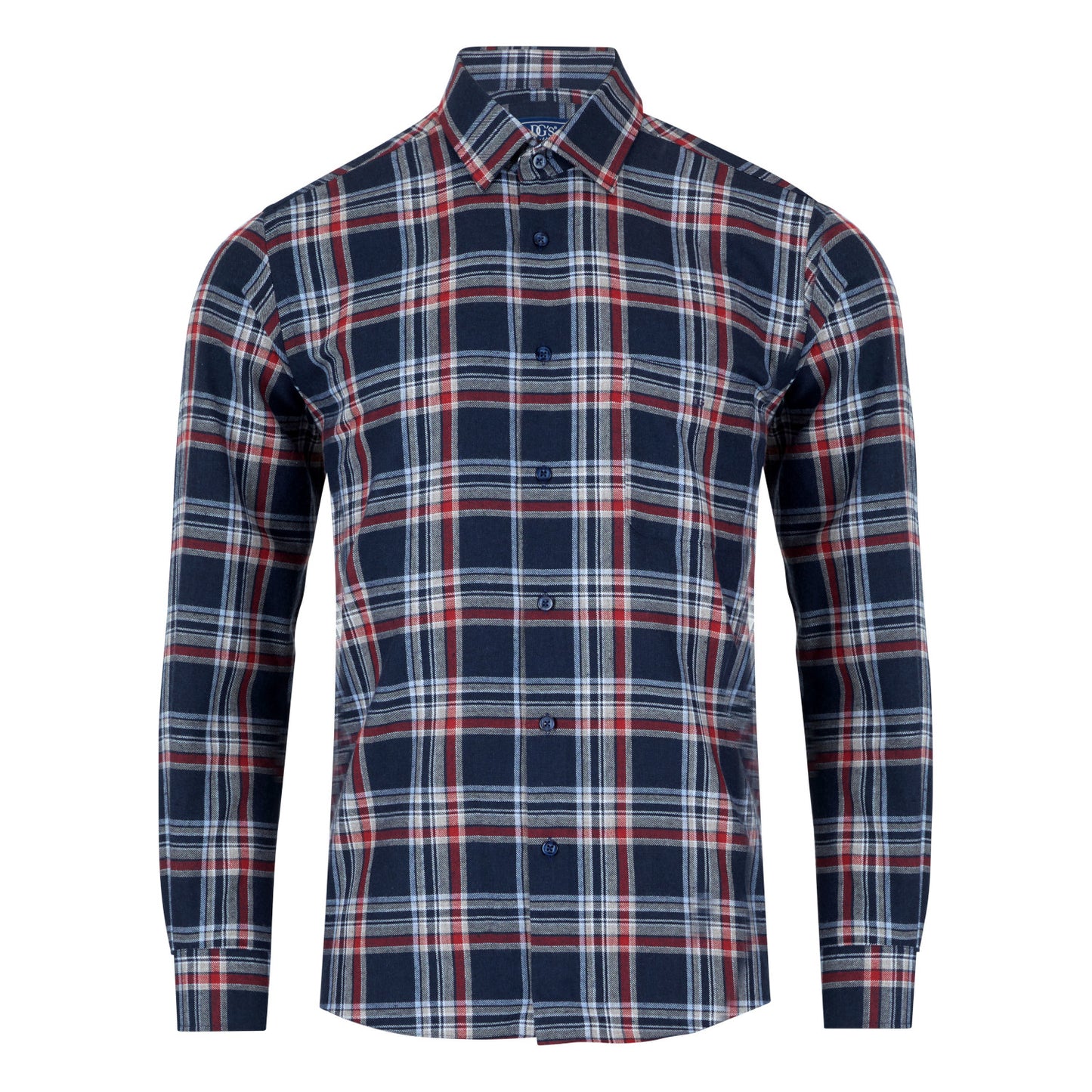 Drifter 14852 78 Navy Regular Fit Casual Shirt
