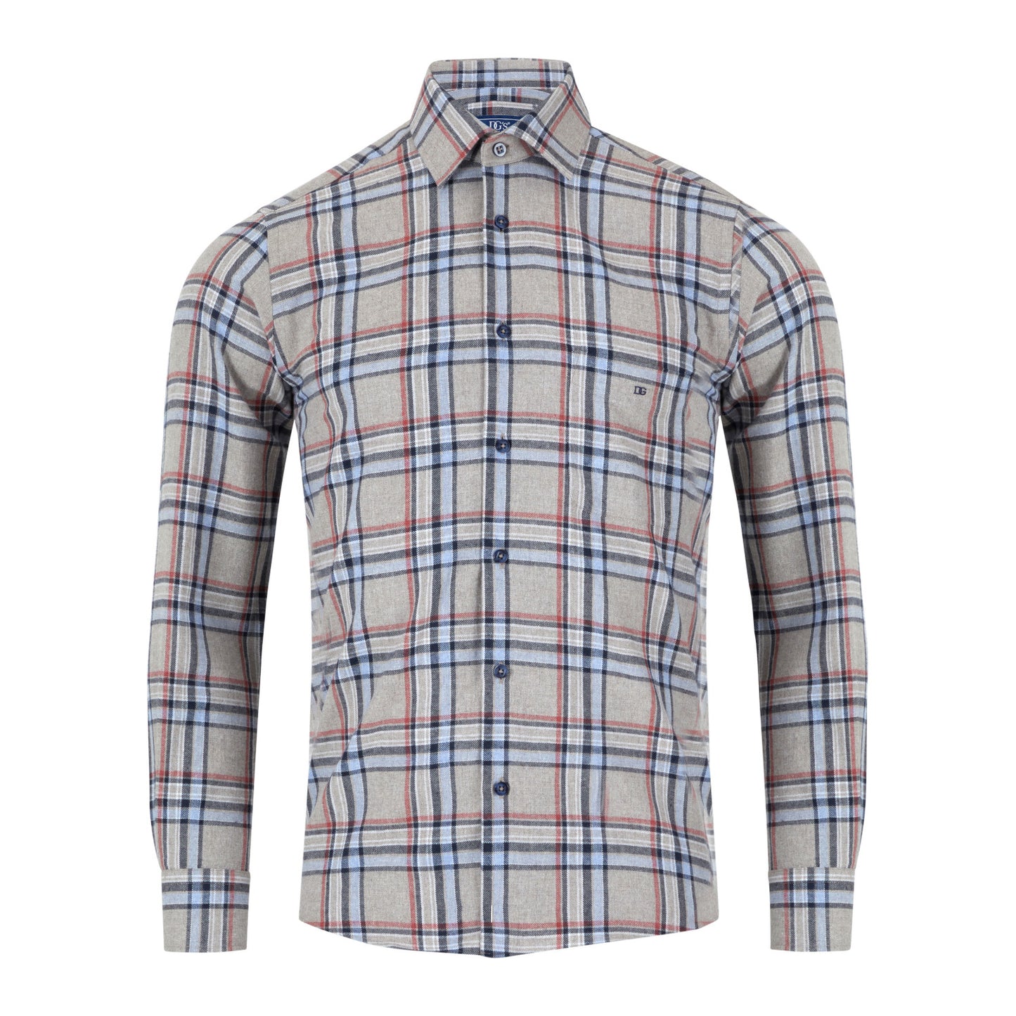 Drifter 14852 92 Stone Regular Fit Casual Shirt