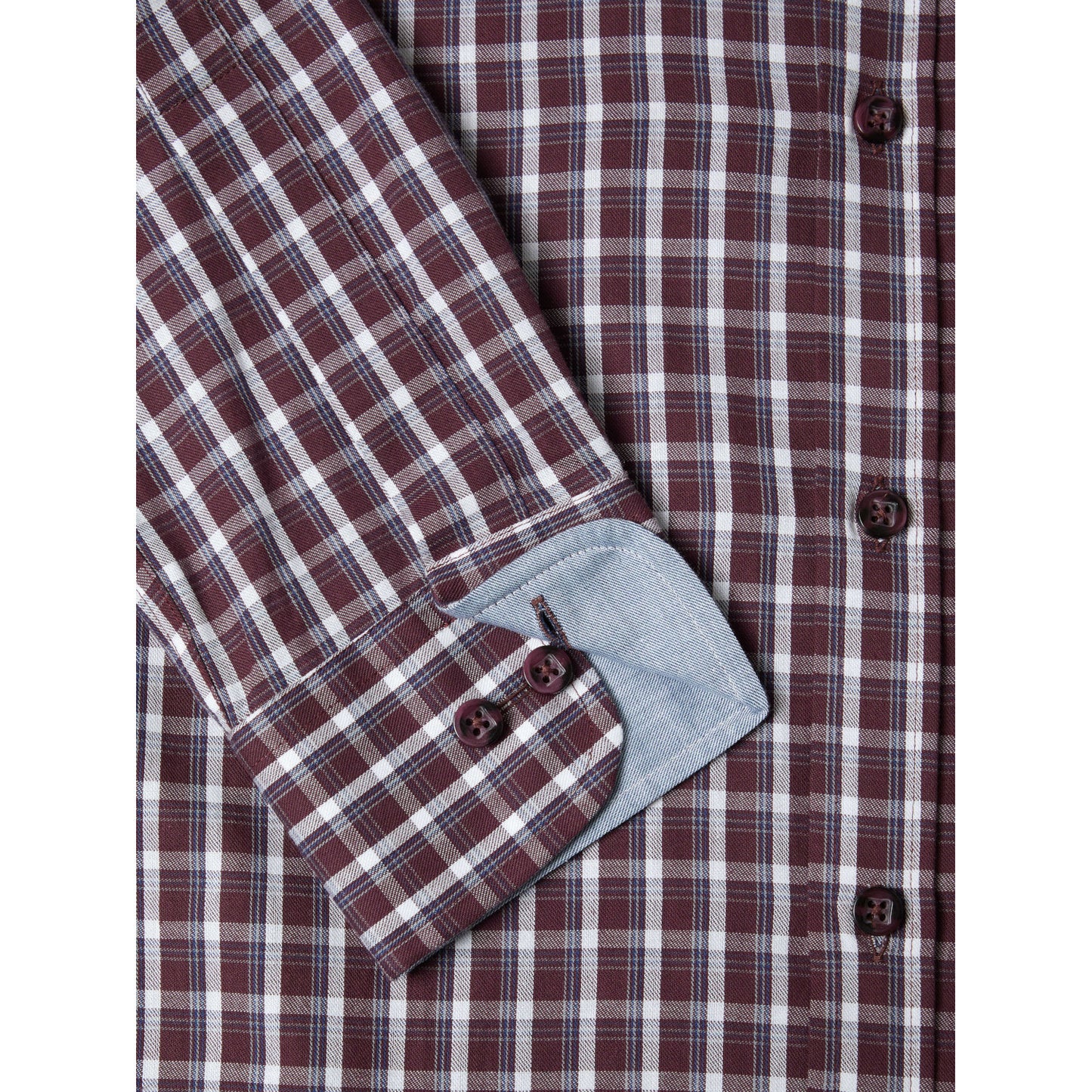 Drifter 14909 67 Burgundy Regular Fit Casual Shirt