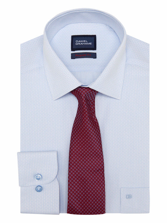 Daniel Grahame 15019T 22 Blue Regular Fit Dress Shirt