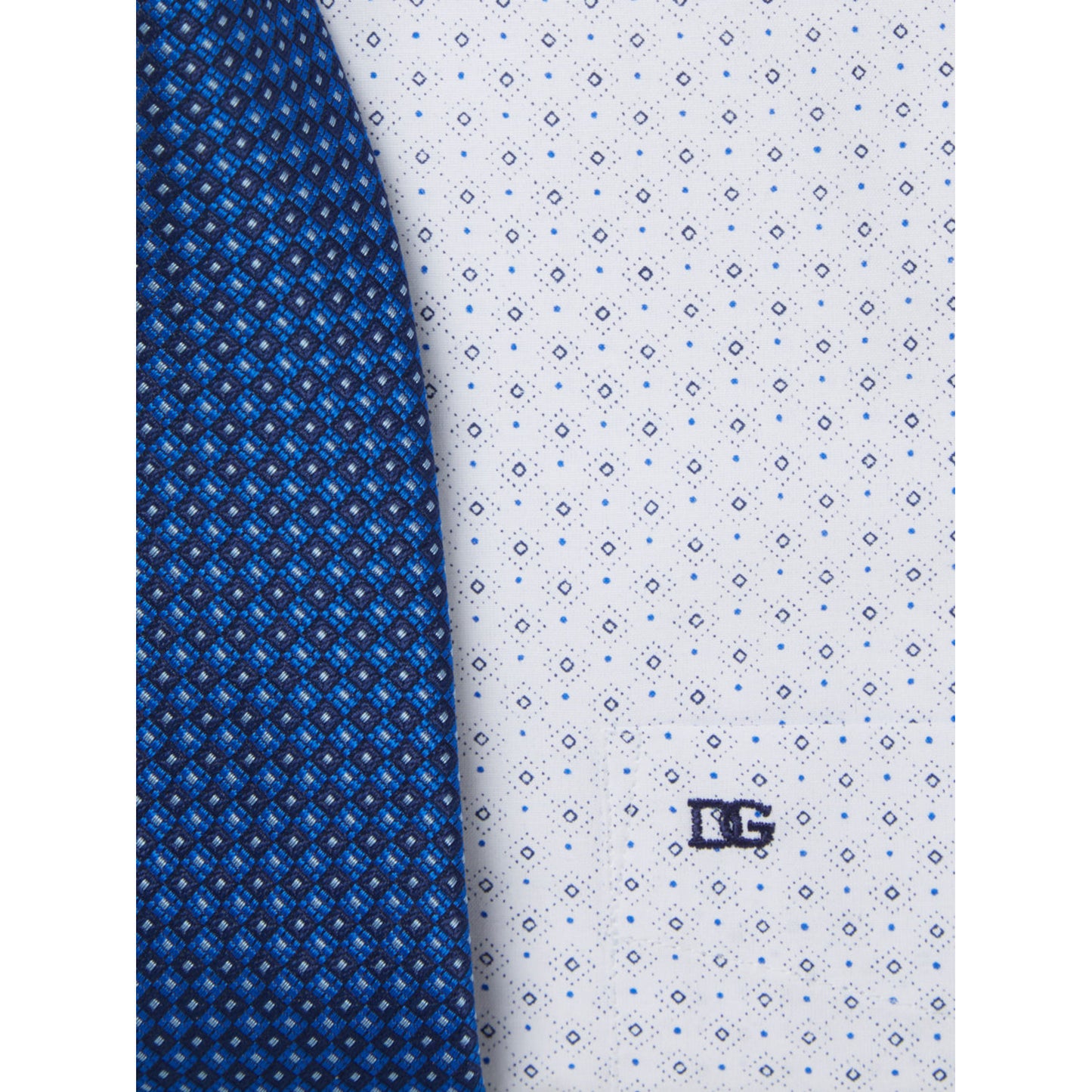Daniel Grahame 15049T 12 Blue Tapered Fit Shirt & Tie Set