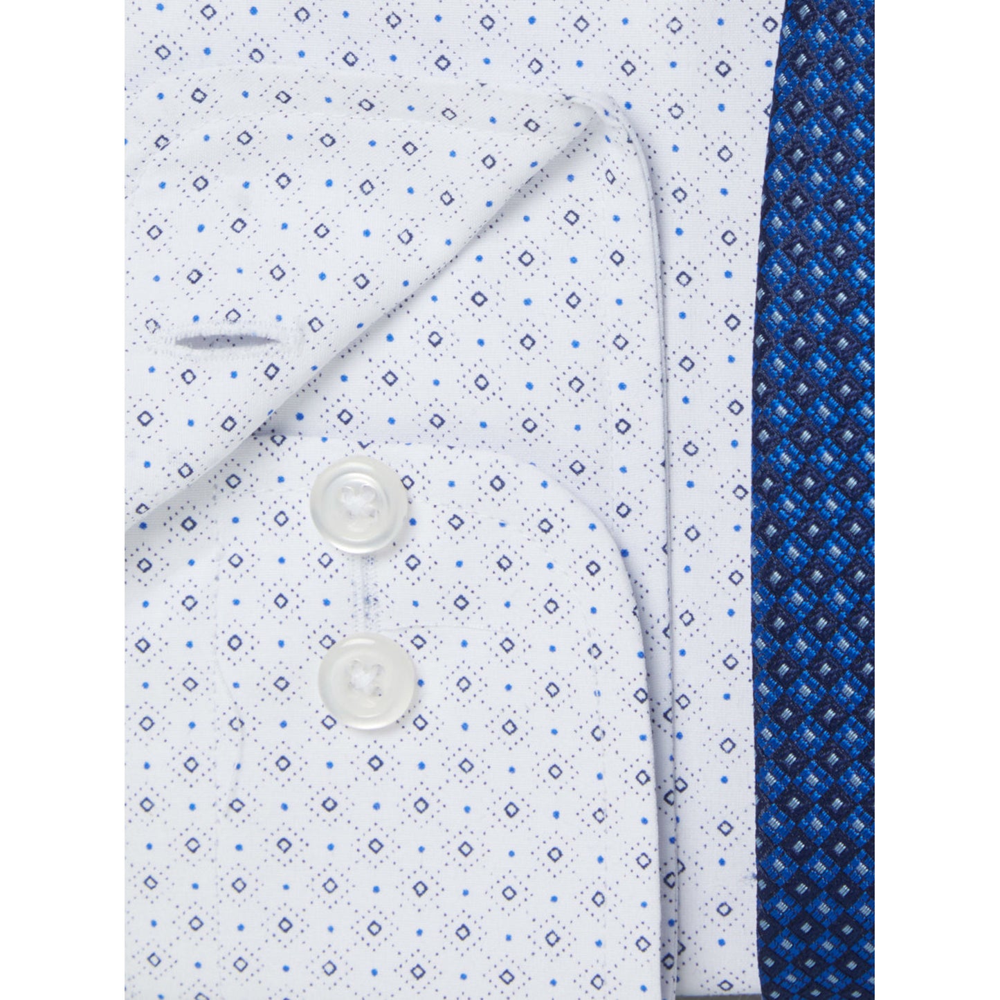 Daniel Grahame 15049T 12 Blue Tapered Fit Shirt & Tie Set