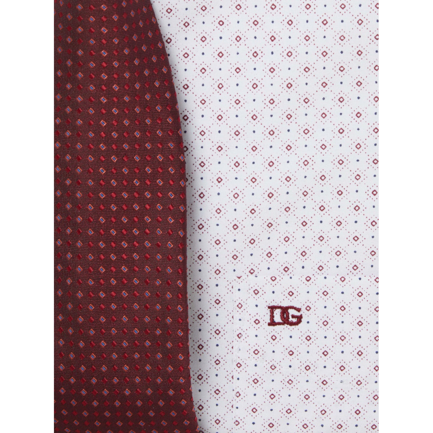 Daniel Grahame 15049T 16 Red Tapered Fit Shirt & Tie Set