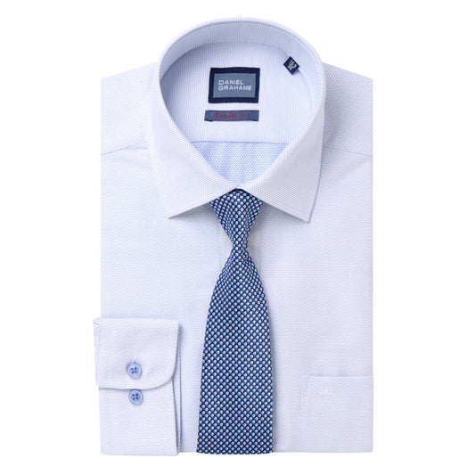 Daniel Grahame 15056T 12 Blue Regular Shirt & Tie Set