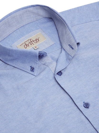 Drifter 15178SS 23 Blue Short Sleeve Casual Shirt