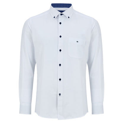 Drifter 15178 01 White Long Sleeve Casual Shirt