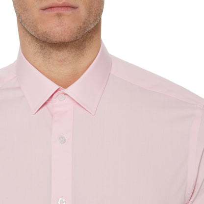 Remus Uomo 18300 625 Tapered Fit Pink Long Sleeve Dress Shirt