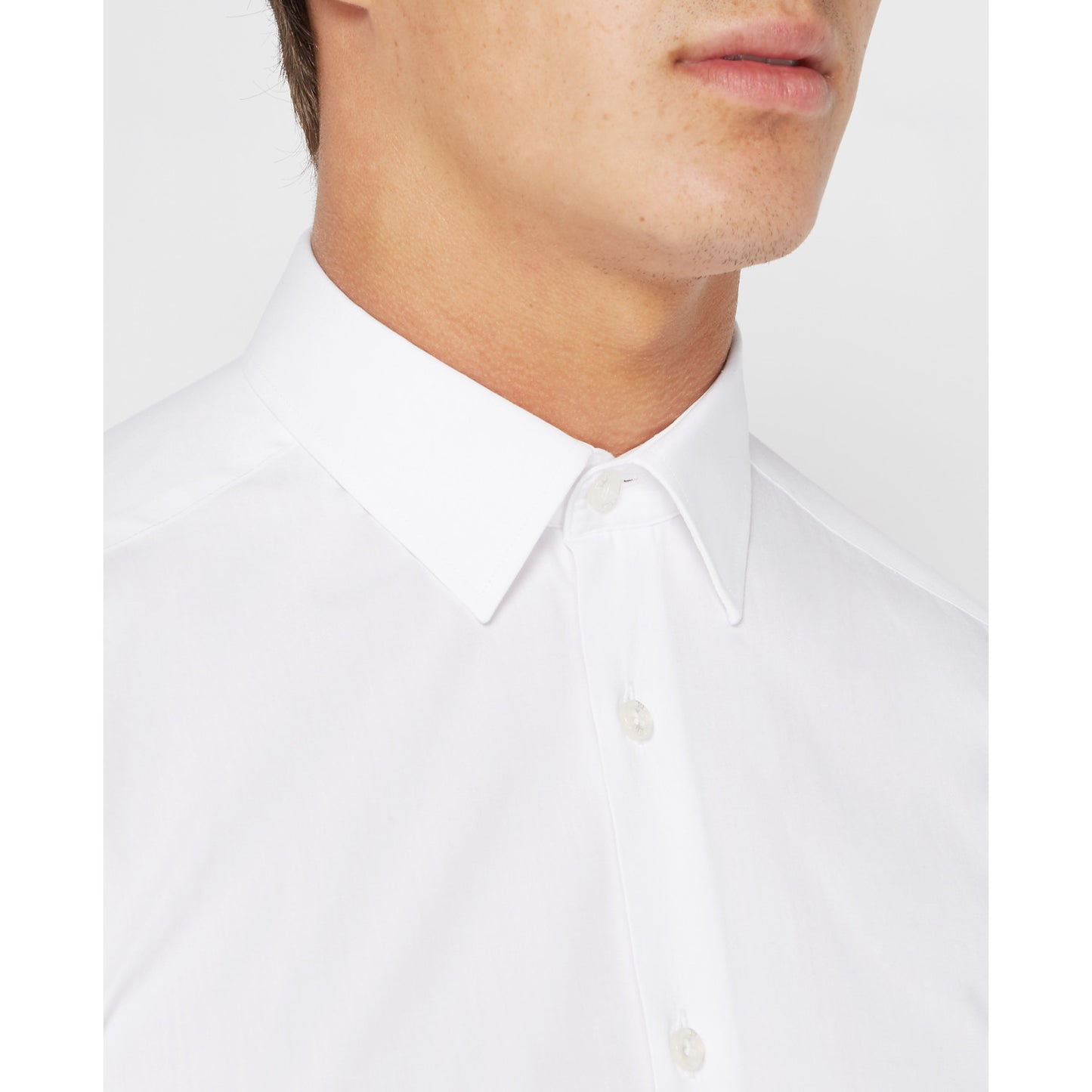Remus Uomo 18600 01 Slim Fit White Shirt