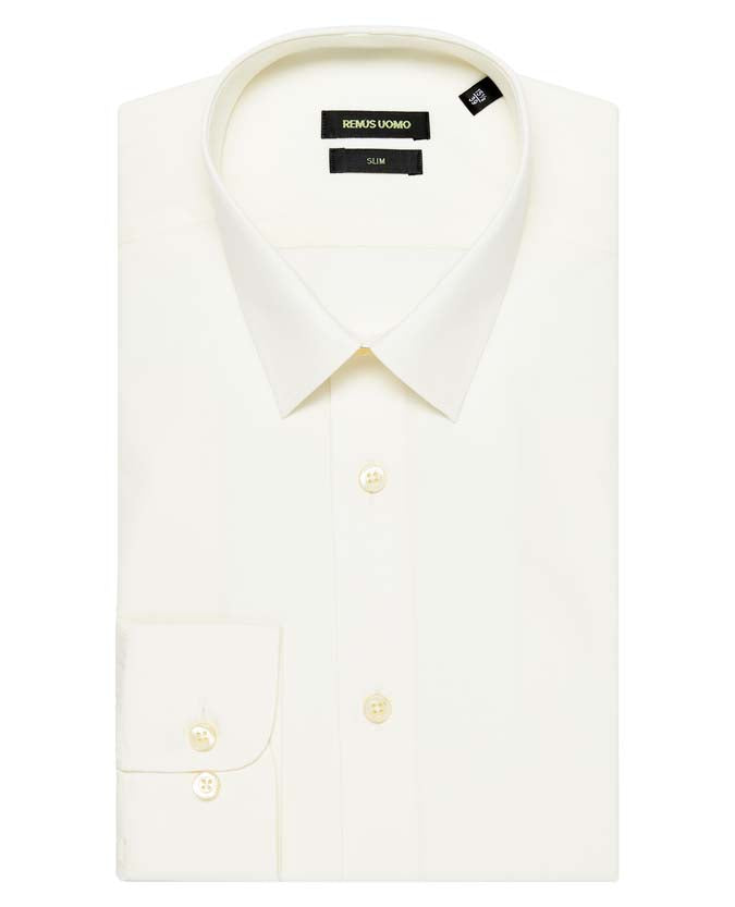 Remus Uomo 18600 912 Ivory Rome/F Ashton Plain - Cotton Polyester Shirt