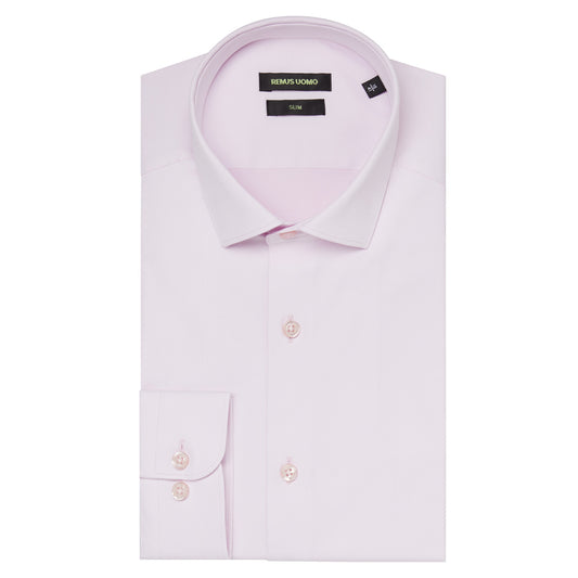 Remus Uomo 18625 61 Light Pink Slim Fit Long Sleeve Dress Shirt