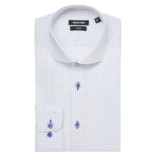 Remus Uomo 18693 12 Light Blue Tapered Fit Long Sleeve Dress Shirt