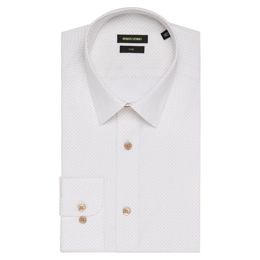 Remus Uomo 18715 15 Tan Dress Shirt