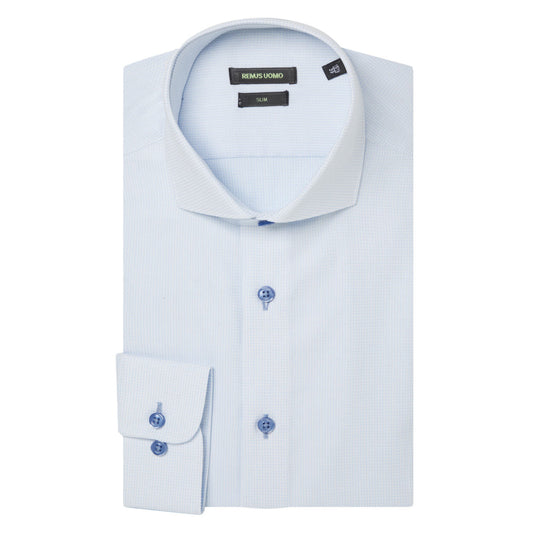 Remus Uomo 18745 21 Light Blue Slim Dress Shirt