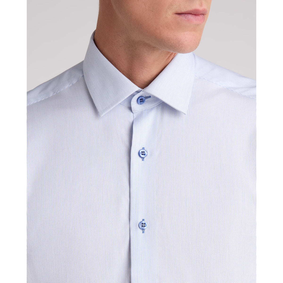 Remus Uomo 18756 22 Blue Tapered Shirt