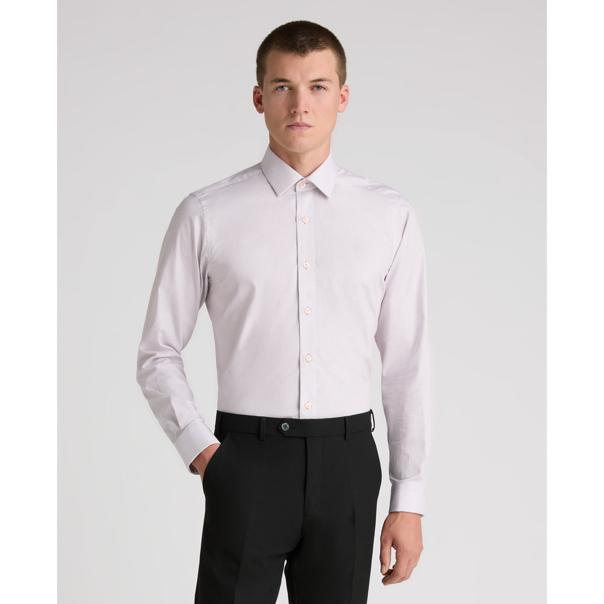 Remus Uomo 18756 62 Pink Tapered Shirt