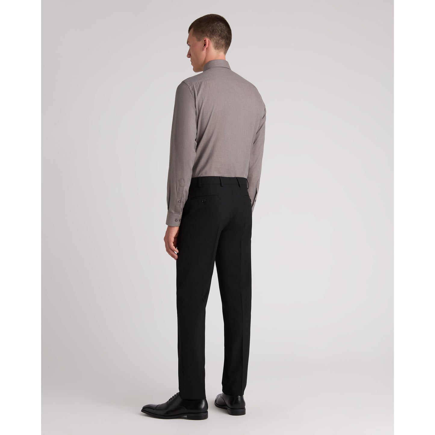 Remus Uomo 18757 43 Brown Tapered Shirt