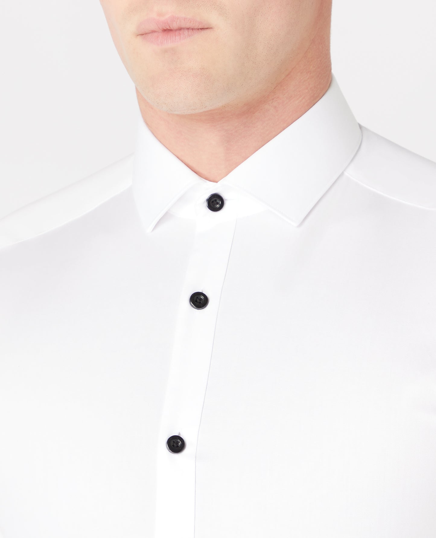 Remus Uomo 18802 01 White Rome Slim Fit Dress Shirt