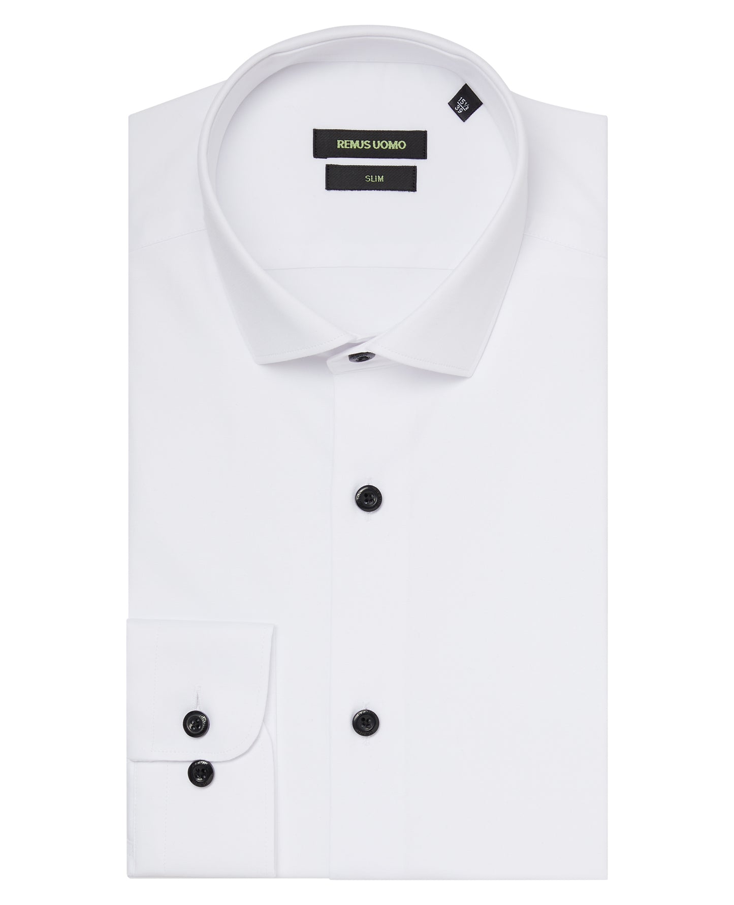 Remus Uomo 18825 01 White Slim Dress Shirt