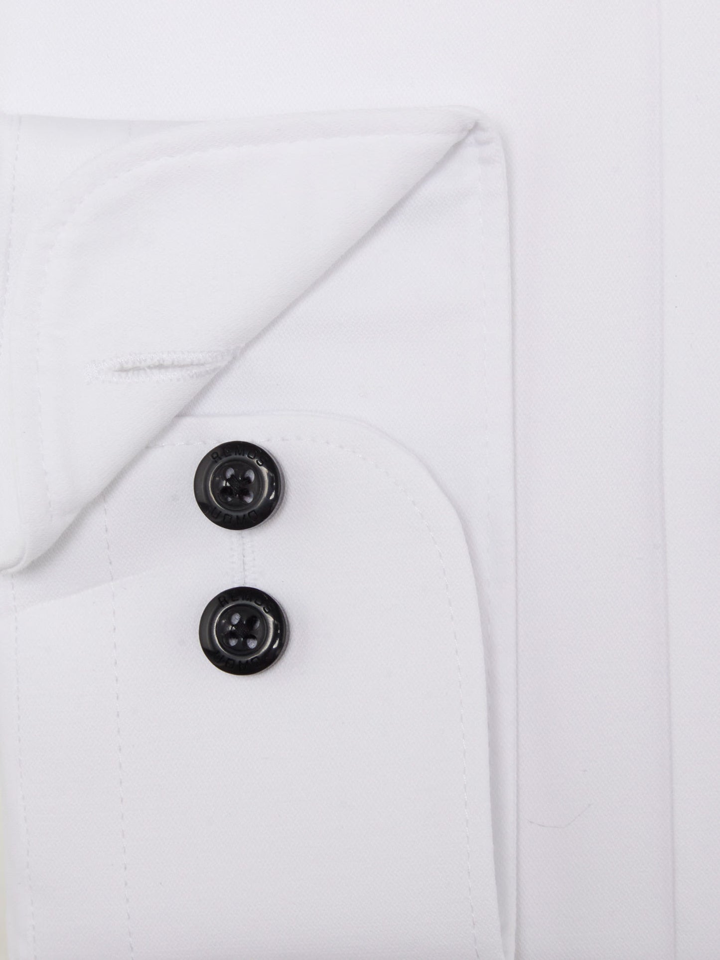 Remus Uomo 18826 01 White Tapered/Frank Long Sleeve Dress Shirt