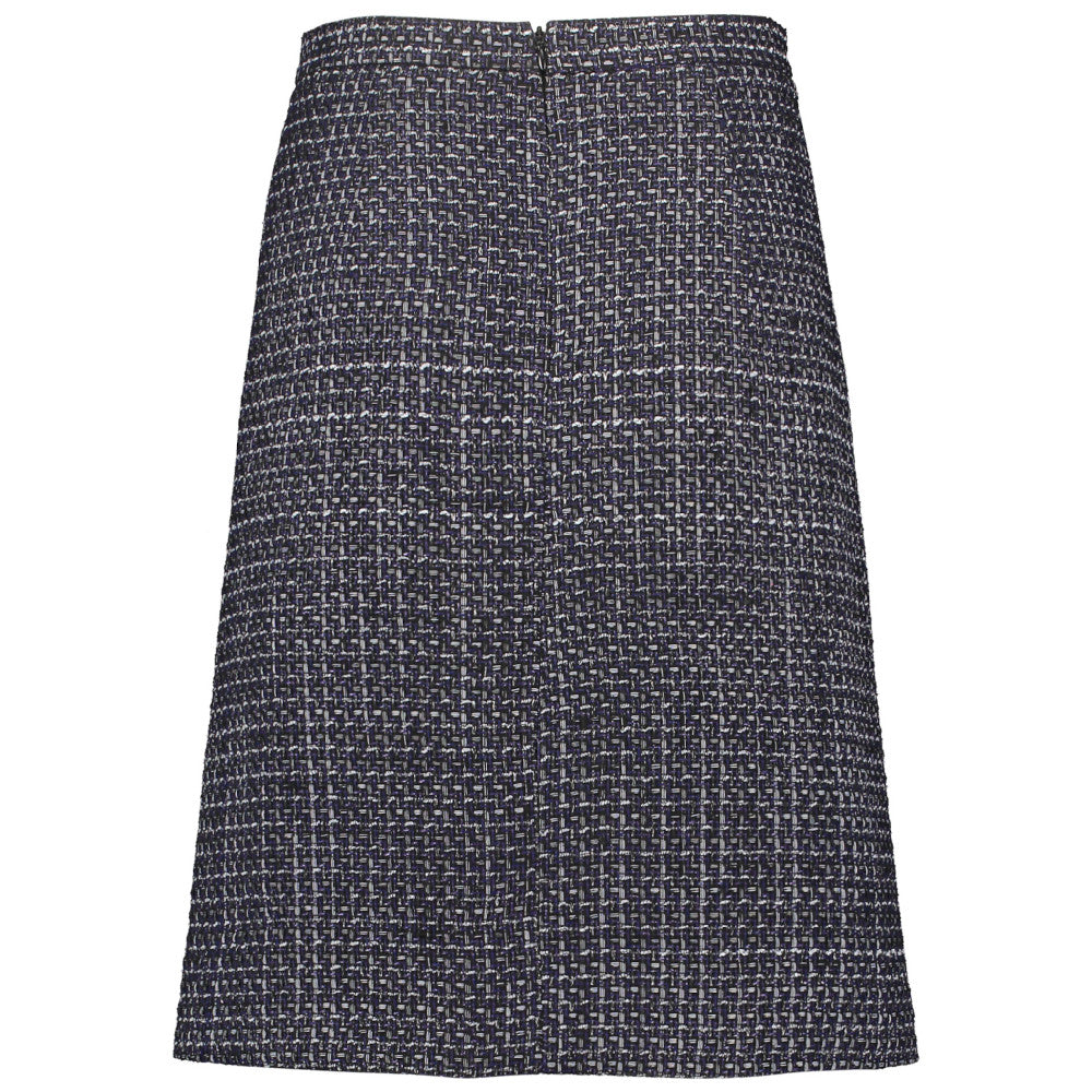 Gerry Weber 210041 31205 8010 Blue/Black Pattern Woven Skirt