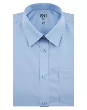 1880 Club 25206 22 Blue 2 Pack Short Sleeve Shirts