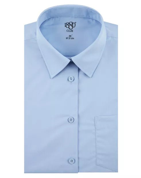 1880 Club 25206G 22 Blue 2 Pack Short Sleeve Blouses